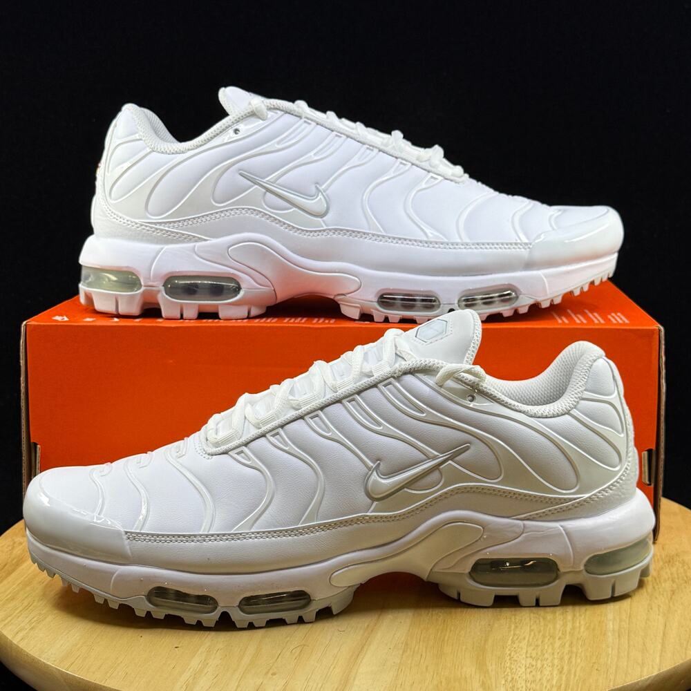 Nike Men's Air Max Plus G Golf Shoes Size 10.5 White  FZ4150-100